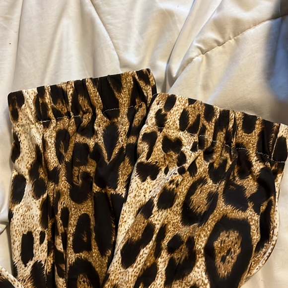 SHEIN Leopard Print Joggers - Picture 2 of 4